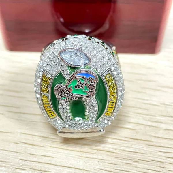 2023 Tulane Green Wave NCAA Cotton Bowl championship ring NCAA Rings 2023 Tulane Green Wave