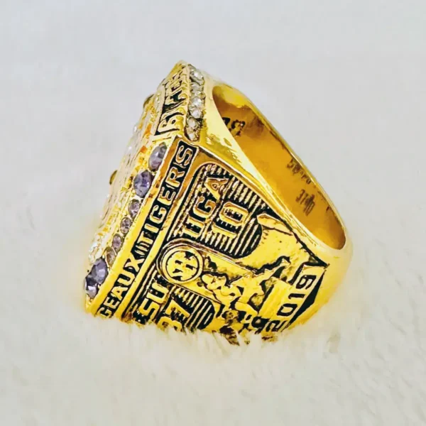 2019 LSU Tigers SEC championship ring – NCAA Football champion ring NCAA Rings 2019 LSU Tigers 2