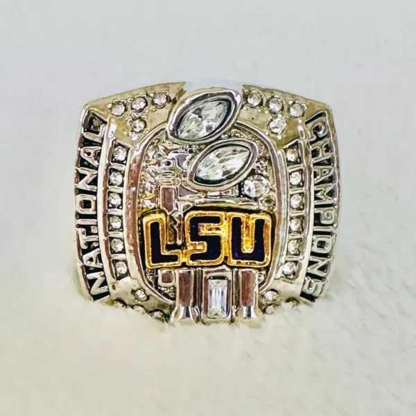 2007 LSU Tigers National championship ring – NCAA Football champion ring NCAA Rings 2007 LSU Tigers