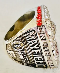 2017 Oklahoma Sooners Back to Back championship ring – NCAA National champion ring NCAA Rings 2017 Oklahoma Sooners 2
