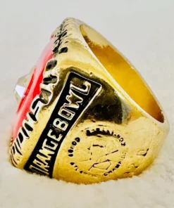 1981 Clemson Tigers NCAA Orange Bowl championship ring NCAA Rings Clemson Tigers 2