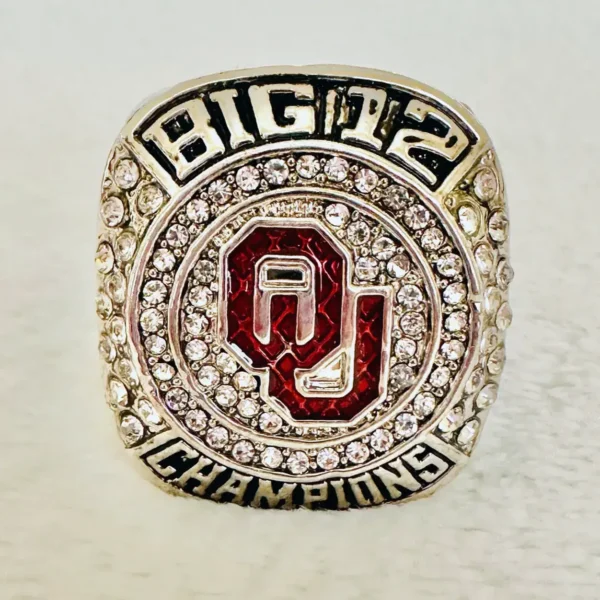 2020 Oklahoma Sooners Big 12 championship ring – NCAA National champion ring NCAA Rings 2020 Oklahoma Sooners