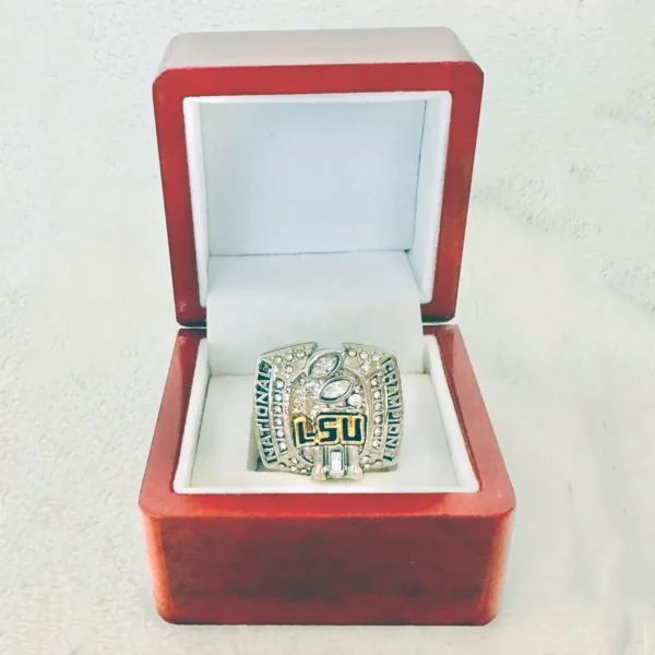 2007 LSU Tigers National championship ring – NCAA Football champion ring NCAA Rings 2007 LSU Tigers 4