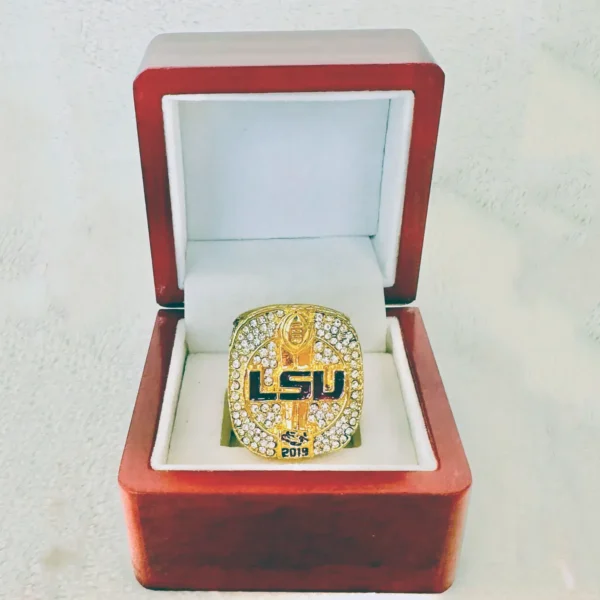 2019 LSU Tigers National championship ring – NCAA Football champion ring NCAA Rings 2019 LSU Tigers 5