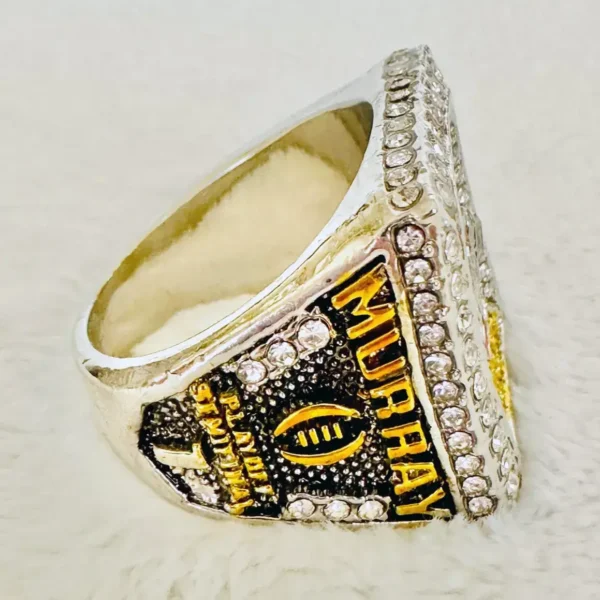 2018 Oklahoma Sooners championship ring – NCAA National champion ring NCAA Rings 2018 Oklahoma Sooners 3