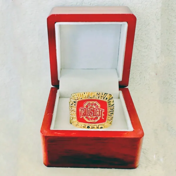 2016 Ohio State Buckeyes Fiesta Bowl championship ring – NCAA National champion ring NCAA Rings 2016 Ohio State 4