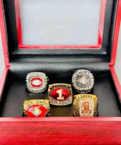5 Oklahoma Sooners NCAA National championship ring collection NCAA Rings college baseball 5 Oklahoma Sooners NCAA National championship ring collection NCAA Rings college baseball