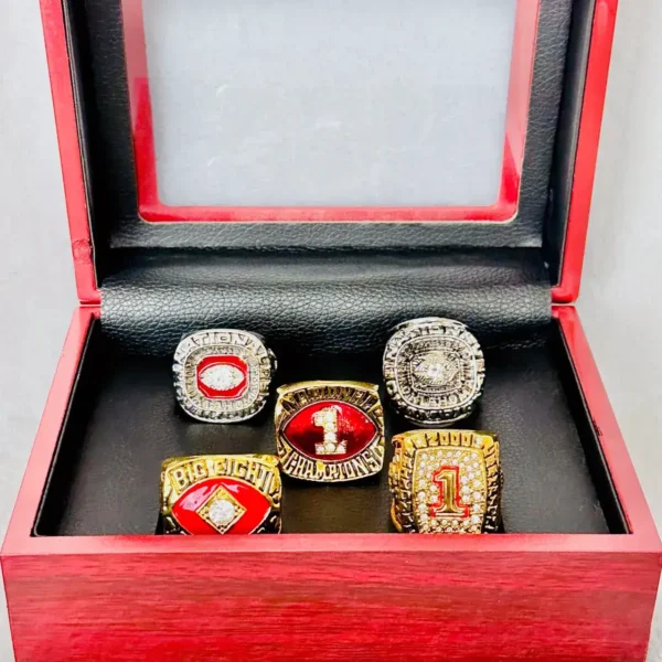 5 Oklahoma Sooners NCAA National championship ring collection NCAA Rings college baseball