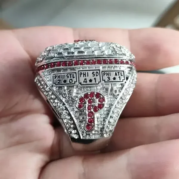 2022 Philadelphia Phillies National League MLB championship ring MLB Rings 2022 Philadelphia Phillies 4