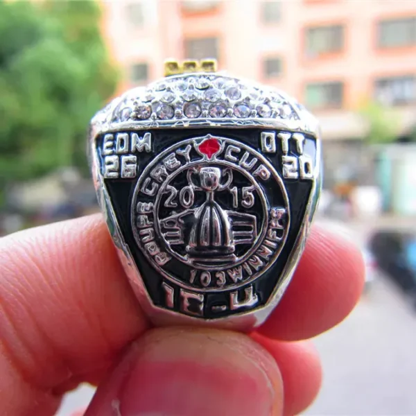 2015 Edmonton Eskimos (Elks) CFL Grey Cup championship ring Grey Cup rings 2015 edmonton elks ring 4