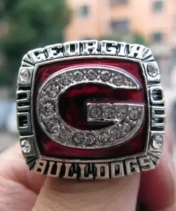 2005 Georgia Bulldogs NCAA Outback Bowl championship ring NCAA Rings 2005 Georgia Bulldogs NCAA Outback Bowl championship ring