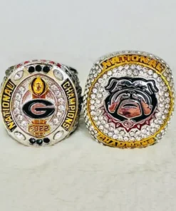 2022 & 2023 Georgia Bulldogs NCAA National championship ring set replica NCAA Rings college backetball 2022 & 2023 Georgia Bulldogs NCAA National championship ring set replica NCAA Rings college backetball