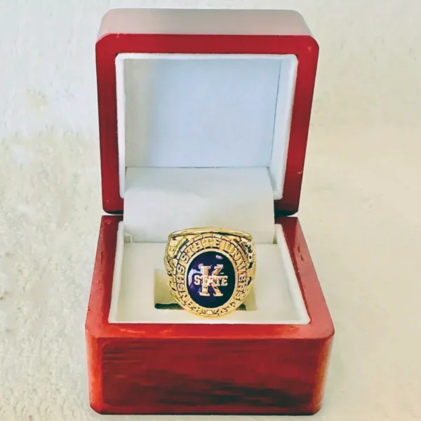 1983 Kansas State University Wildcat BIG 12 championship ring – NCAA champion ring NCAA Rings 1983 Kansas State University Wildcat BIG 12 5