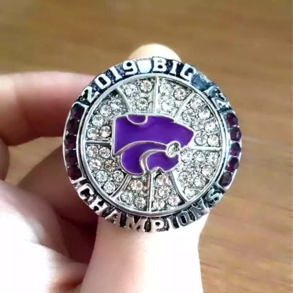 2019 Kansas State University Wildcat BIG 12 championship ring – NCAA Bruce Weber champion ring NCAA Rings 2019 Kansas State 5