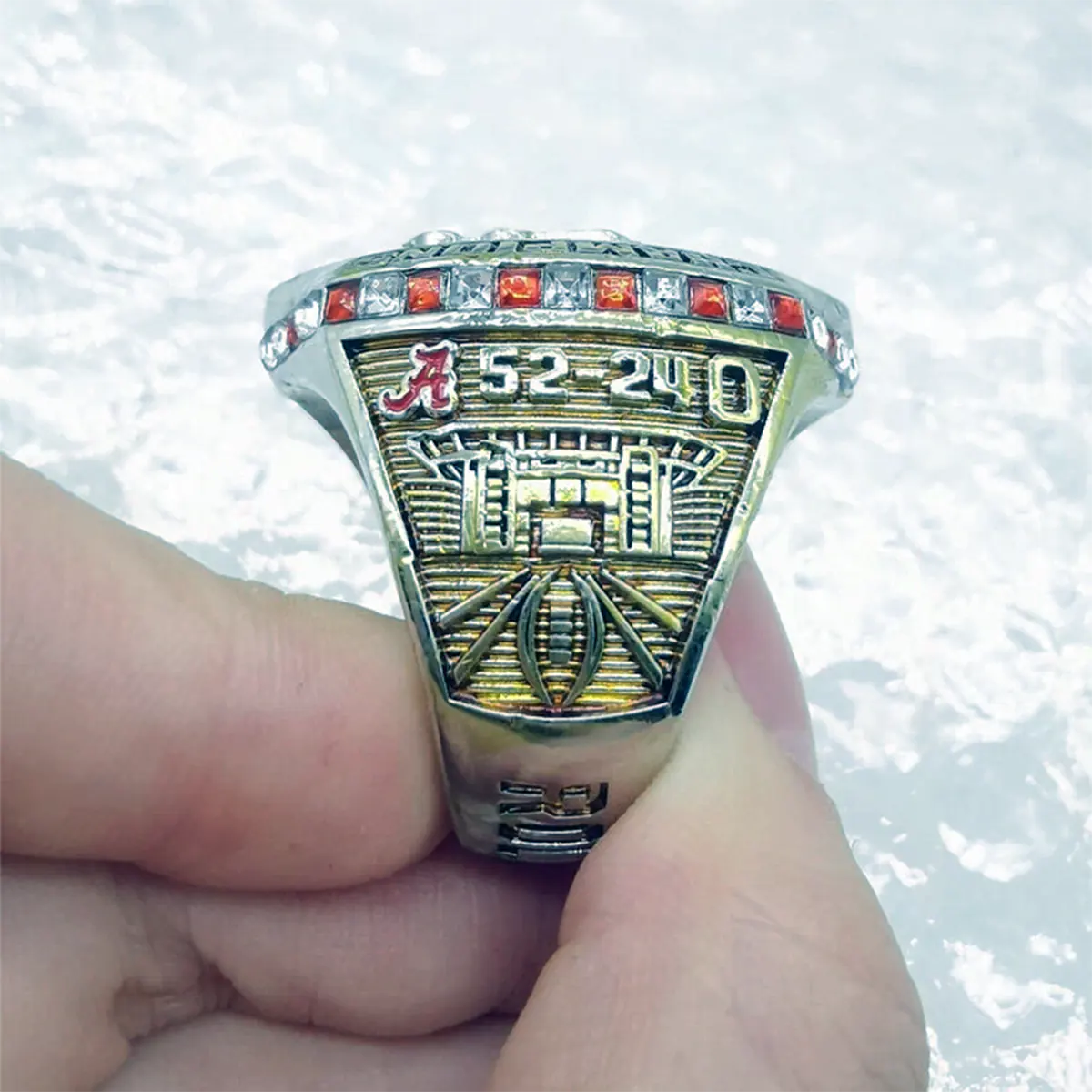 2020 Alabama Crimson Tide Nick Saban NCAA National championship ring NCAA Rings 2020 Alabama Crimson Tide 3 2020 Alabama Crimson Tide Nick Saban NCAA National championship ring NCAA Rings 2020 Alabama Crimson Tide 3