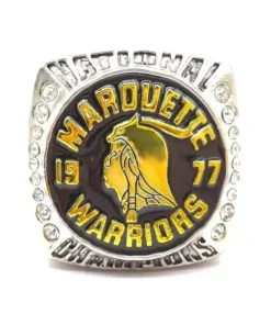 1977 Marquette Warriors NCAA Basketball championship ring NCAA Rings college baseball