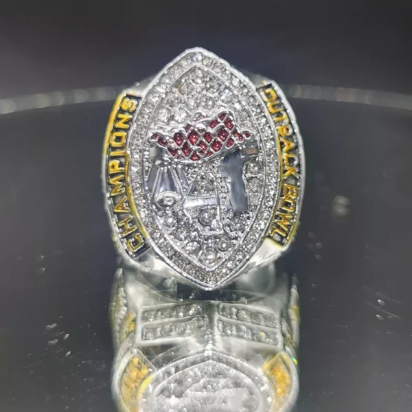 2022 Arkansas Razorback NCAA Outback Bowl championship ring NCAA Rings 2022 Arkansas Razorback