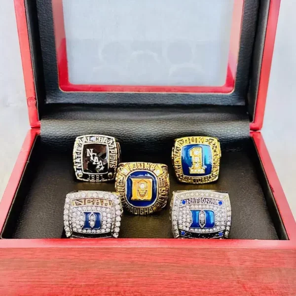 5 Duke Blue Devils NCAA National championship ring collection NCAA Rings college baseball