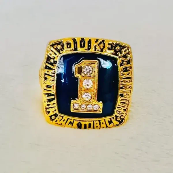 1992 Duke Blue Devils NCAA National Basketball championship ring NCAA Rings 1992 Duke Blue Devils