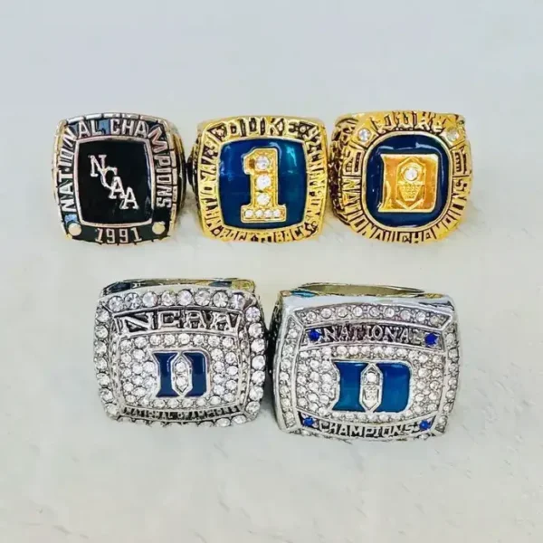 5 Duke Blue Devils NCAA National championship ring collection NCAA Rings college baseball 4