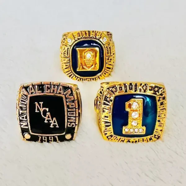 3 Duke Blue Devils NCAA National championship ring collection NCAA Rings college backetball 4