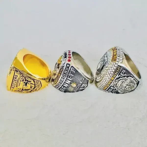 1980, 2022 & 2023 Georgia Bulldogs NCAA National championship ring collection NCAA Rings college backetball 3