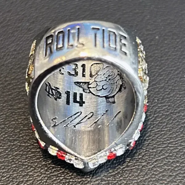 2020 Alabama Crimson Tide Nick Saban NCAA National championship ring NCAA Rings 2020 Alabama Crimson Tide 3