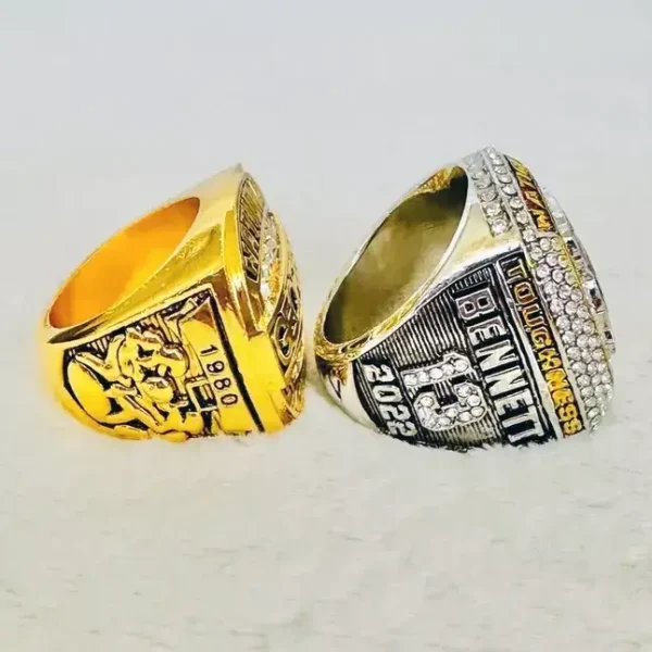 1980 & 2023 Georgia Bulldogs NCAA National championship ring set replica NCAA Rings college backetball 3