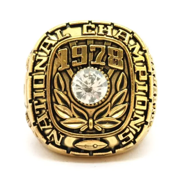 1978 Alabama Crimson Tide Head Coach Bear Bryant NCAA championship ring NCAA Rings 1978 Alabama Crimson Tide 3