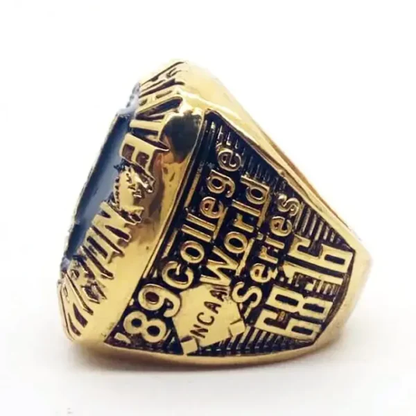 1989 Wichita State Shockers College World Series championship ring – NCAA National champion ring NCAA Rings 1989 Wichita State Shockers College World Series championship ring 4