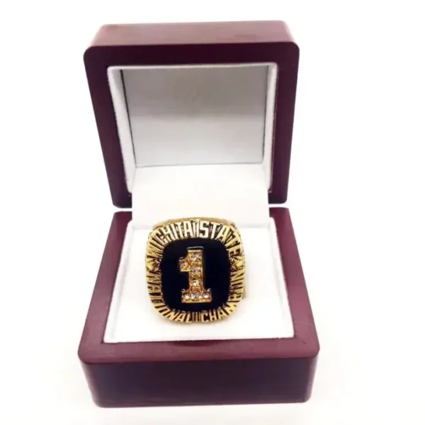 1989 Wichita State Shockers College World Series championship ring – NCAA National champion ring NCAA Rings 1989 Wichita State Shockers College World Series championship ring 5