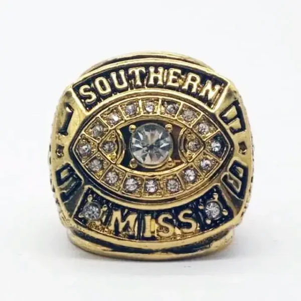 1999 Southern Miss Golden Eagles championship ring – NCAA National Football champion ring NCAA Rings 1999 Southern Miss Golden Eagles