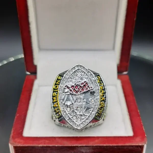 2022 Arkansas Razorbacks championship ring – NCAA Track champion ring NCAA Rings aloha bowl 5