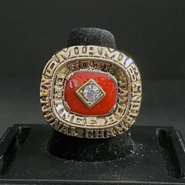 1983 Miami Hurricanes championship ring – NCAA National champion ring NCAA Rings 1983 Miami Hurricanes