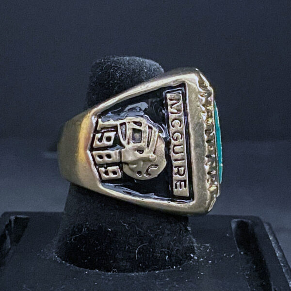 1989 Miami Hurricanes championship ring – NCAA National champion ring NCAA Rings 1989 Miami Hurricanes 2