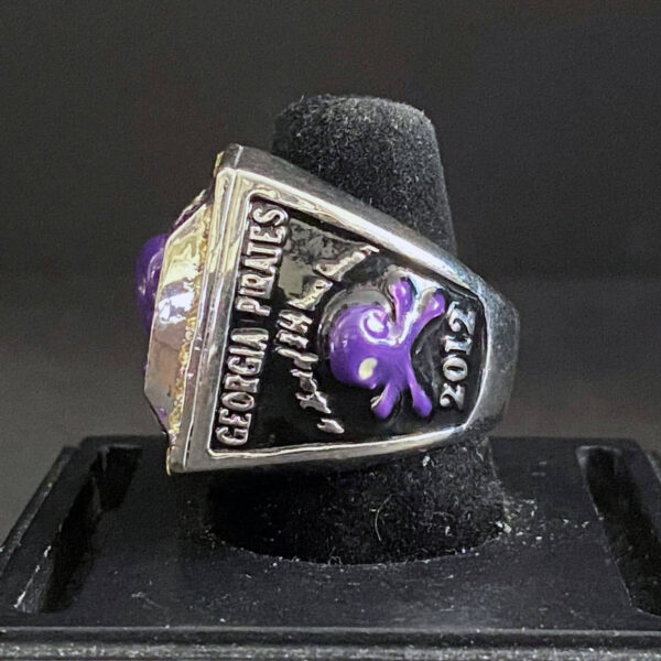 2012 Georgia Pirates USFL conference championship ring NCAA Rings 2012 Georgia Pirates 4