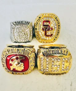 4 USC Trojans NCAA championship ring set NCAA Rings college backetball 4 USC Trojans NCAA championship ring set NCAA Rings college backetball