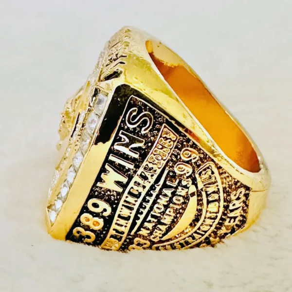 2009 Florida State University Bowden Dynasty championship ring NCAA Rings 2009 Florida State University 4