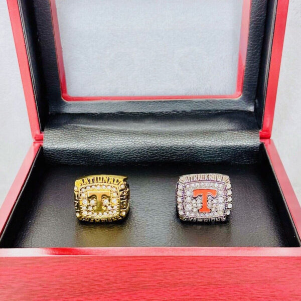 2 Tennessee Volunteers NCAA Outback Bowl & National championship rings NCAA Rings college backetball 5