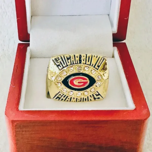 2008 Georgia Bulldogs NCAA Sugar Bowl championship ring NCAA Rings 2008 Georgia Bulldogs 5