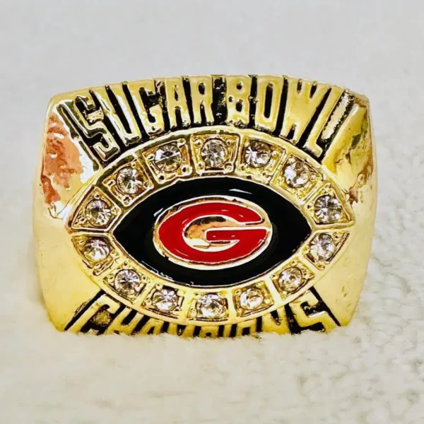 2008 Georgia Bulldogs NCAA Sugar Bowl championship ring NCAA Rings 2008 Georgia Bulldogs