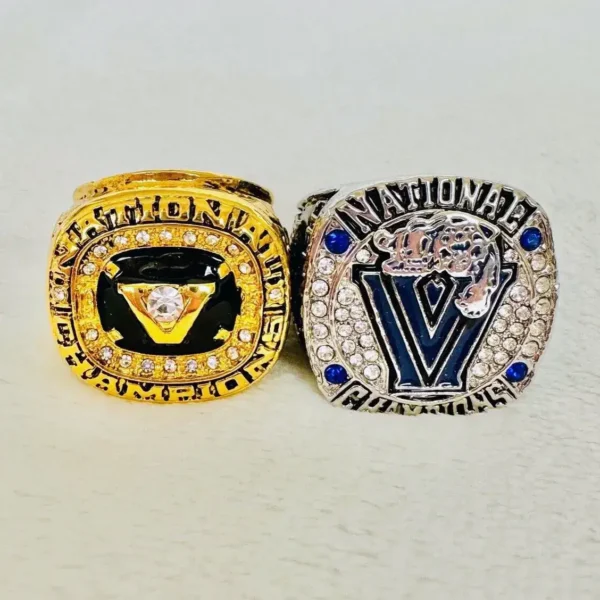 2 Villanova Wildcats NCAA championship rings NCAA Rings college backetball