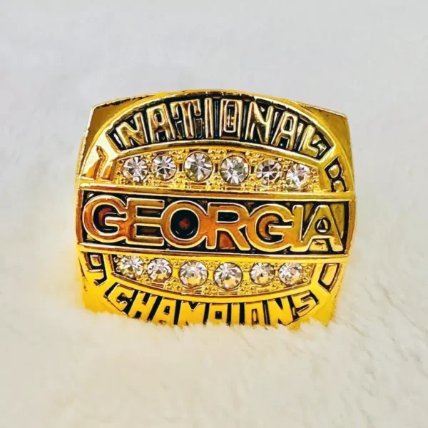 1980 Georgia Bulldogs NCAA National championship ring NCAA Rings 1980 Georgia Bulldogs