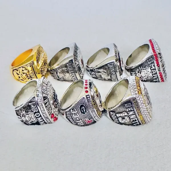 7 Georgia Bulldogs NCAA championship rings set NCAA Rings college backetball 4