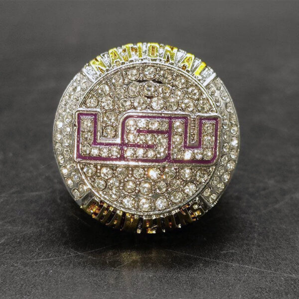 2023 Louisiana State LSU Tigers championship ring – NCAA Women Basketball champion ring NCAA Rings 2023 LSU Tigers