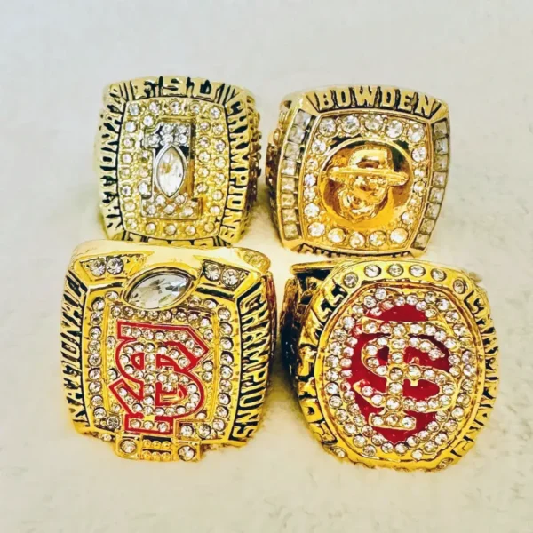 4 Florida State Seminoles NCAA championship ring set NCAA Rings college backetball