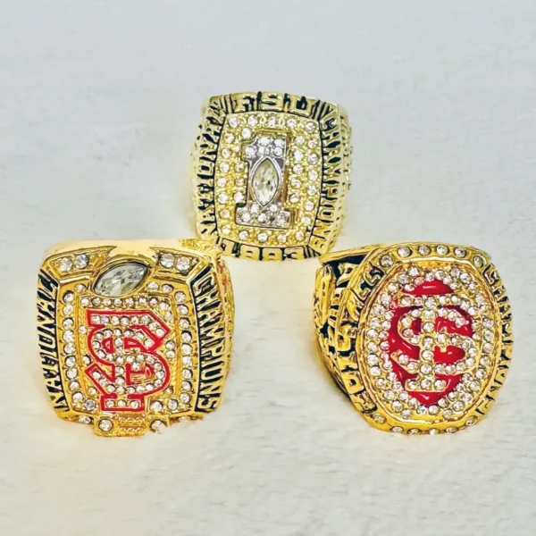 3 Florida State Seminoles NCAA National championship ring collection NCAA Rings college backetball