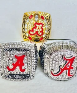 3 Alabama Crimson Tide NCAA 2015 Saban championship ring collection NCAA Rings Alabama Crimson Tide 3 Alabama Crimson Tide NCAA 2015 Saban championship ring collection NCAA Rings Alabama Crimson Tide