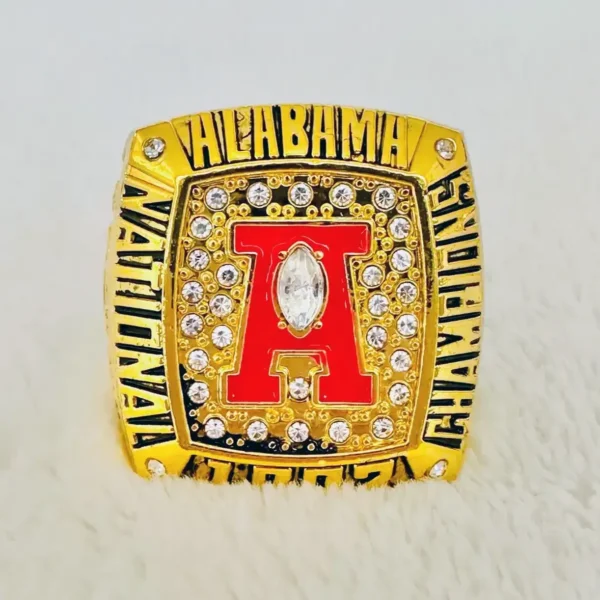 1992 Alabama Crimson Tide NCAA National championship ring NCAA Rings 1992 Alabama Crimson Tide