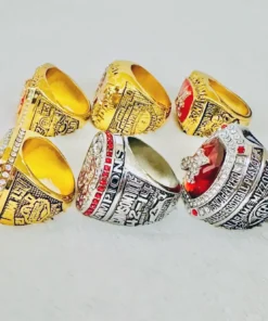 6 Alabama Crimson Tide NCAA National & SEC championship rings collection NCAA Rings Alabama Crimson Tide 2